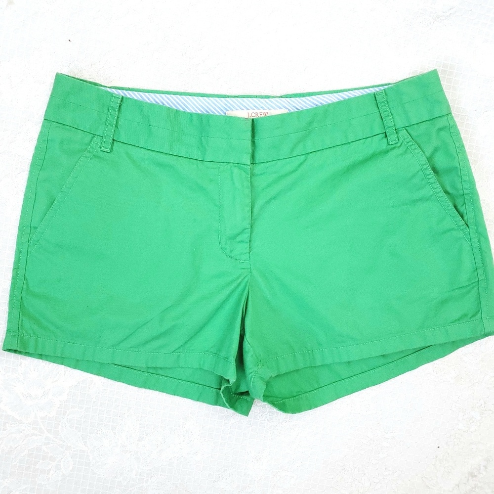 J Crew classic chino, kelly green, size 6,